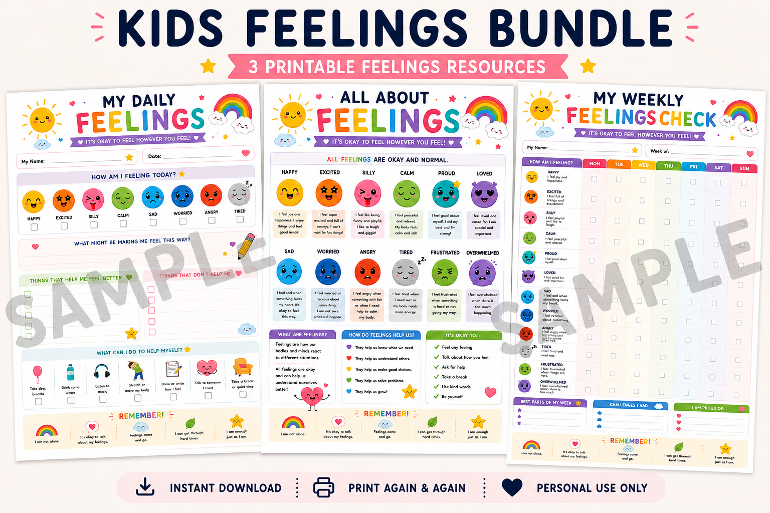 Kids Feelings Bundle