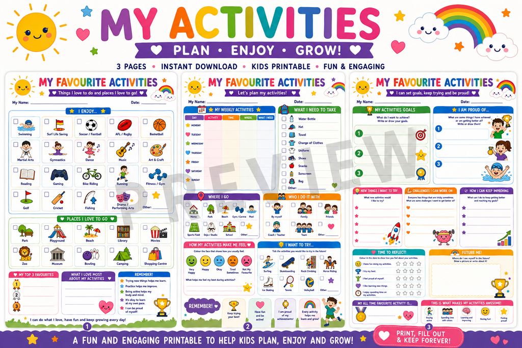 Kids Activities Bundle